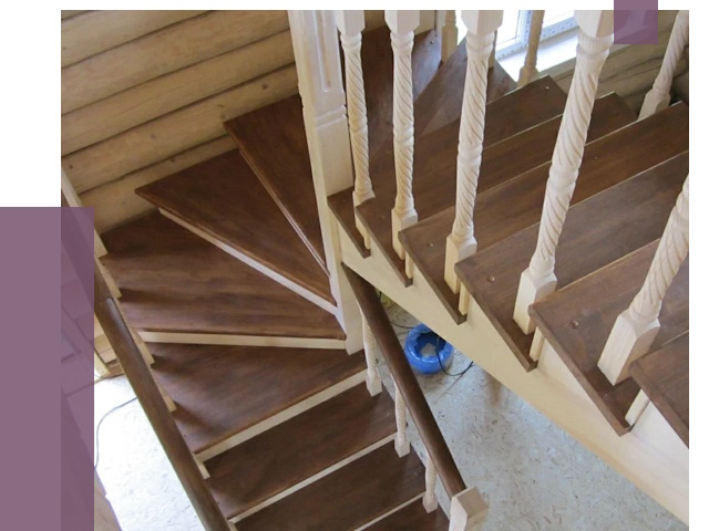 Реставрация деревянных лестниц в Луховицах от 4345 руб.