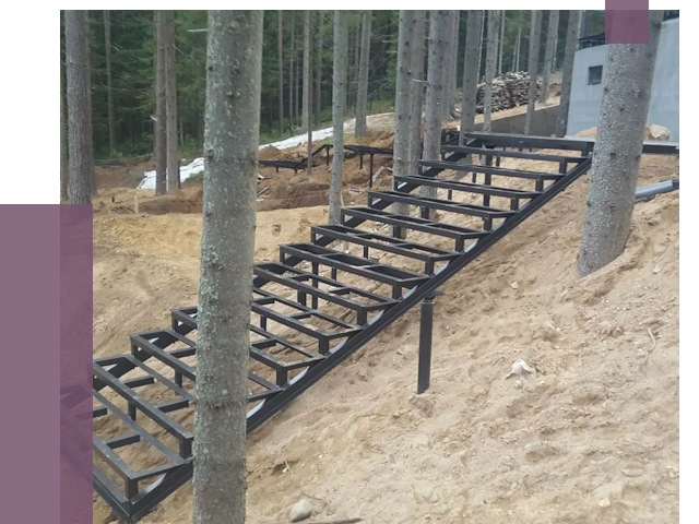 Монтаж металлических лестниц в Луховицах от 13707 руб. 