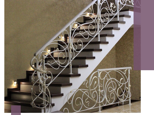 Кованые лестницы под ключ в Луховицах — изготовление и монтаж