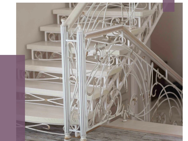 Изготовление кованых лестниц на заказ в Луховицах от 87933 руб. | ПРОЛЁТ-Лхв