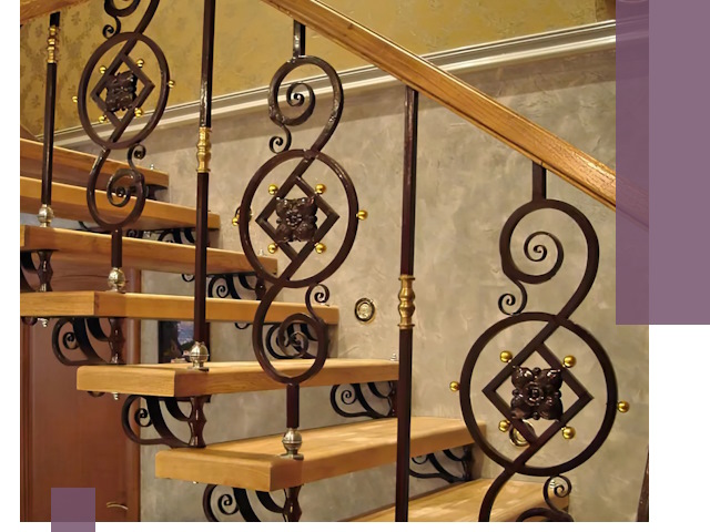 Изготовление кованых лестниц под ключ в Луховицах