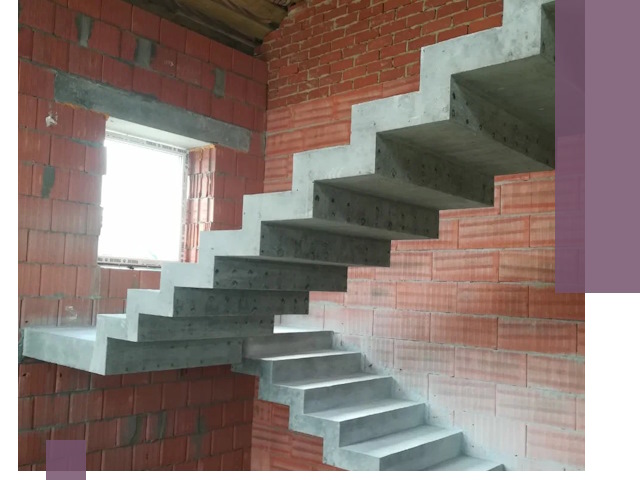 Бетонные лестницы под ключ в Луховицах: монтаж, демонтаж, ремонт