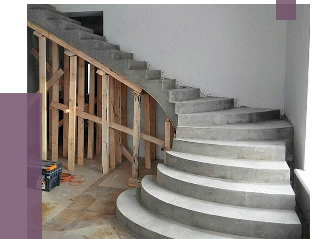 Изготовление бетонных лестниц под ключ в Луховицах от 20173 руб. | ПРОЛЁТ-Лхв