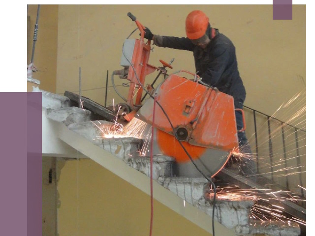 Демонтаж бетонных лестниц в Луховицах от 4655 руб. за м2 | ПРОЛЁТ-Лхв