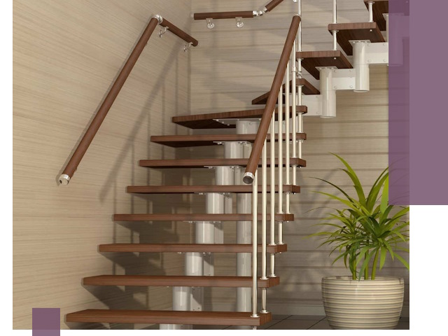 Изготовление модульных лестниц под ключ в Луховицах