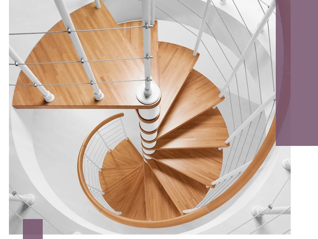 Изготовление винтовых лестниц под ключ в Луховицах