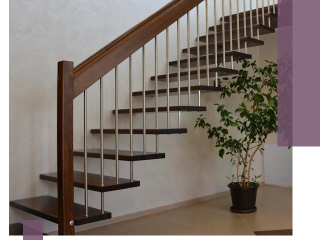 Лестницы на больцах под ключ в Луховицах – изготовление и монтаж