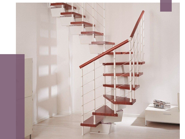 Изготовление лестниц на больцах в Луховицах от 9828 руб. | ПРОЛЁТ-Лхв