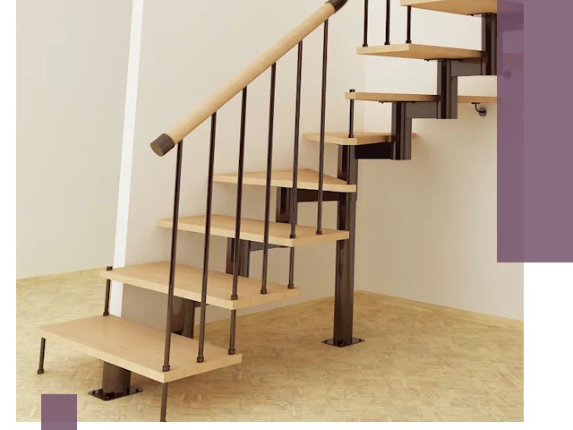 Монтаж лестниц на больцах в Луховицах — быстро и надежно