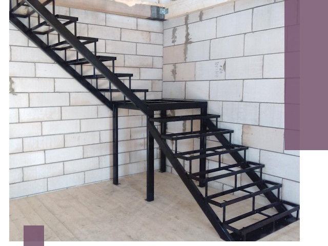 Лестницы на металлокаркасе под ключ в Луховицах — изготовление и монтаж