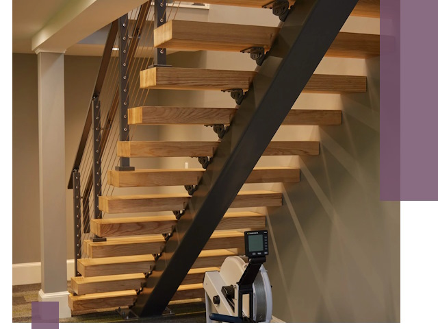 Лестницы на монокосоурах под ключ в Луховицах - изготовление и монтаж