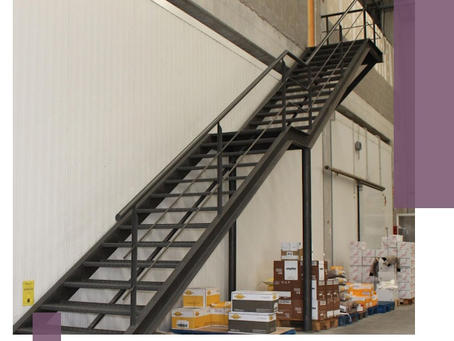 Лестницы для производства в Луховицах — изготовление и монтаж