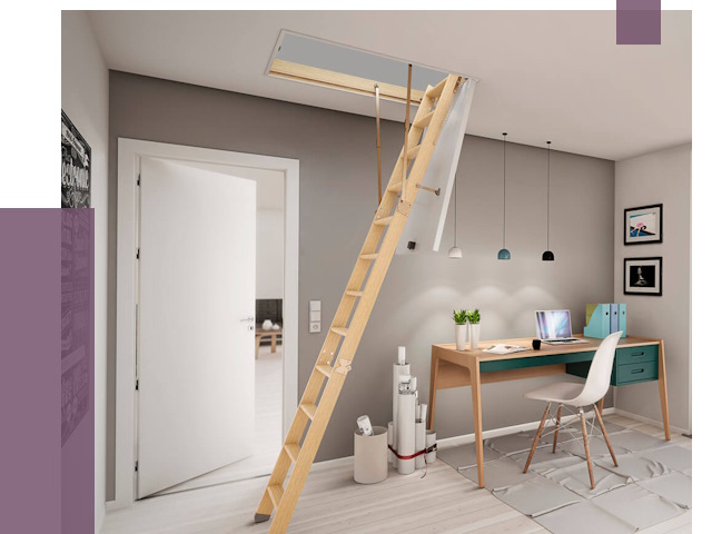 Чердачные лестницы в Луховицах — от 14742 руб. | ПРОЛЁТ-Лхв