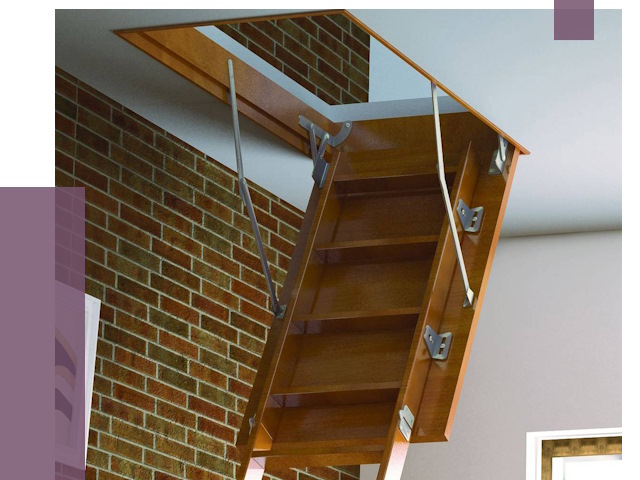 Установка чердачной лестницы в Луховицах от 7914 руб. | ПРОЛЁТ-Лхв