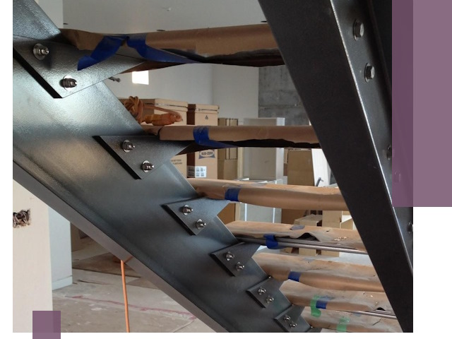 Усиление лестничных конструкций и усиление опор в Луховицах