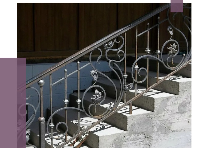 Кованые перила в Луховицах от 8793 руб. под ключ — качество от ПРОЛЁТ-Лхв