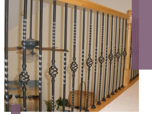 Изготовление и монтаж кованных перил в Луховицах под ключ