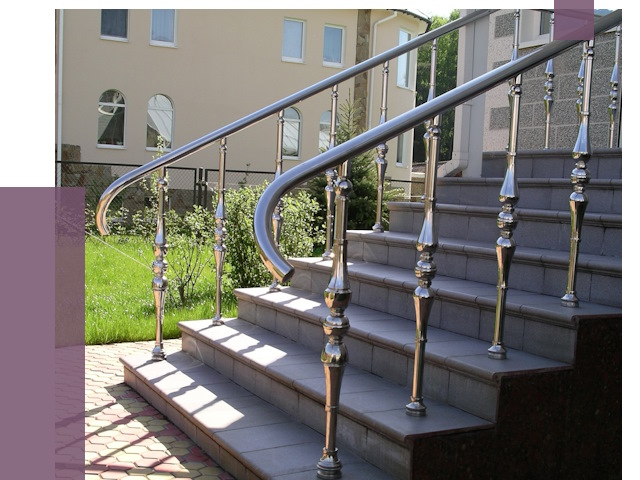 Перила для крыльца в Луховицах от 10862 руб. — монтаж ПРОЛЁТ-Лхв