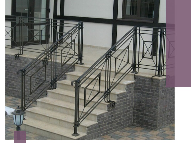 Перила для крыльца в Луховицах — монтаж, изготовление и установка