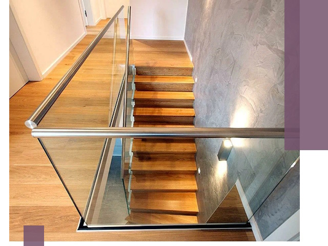 Перила для лестницы в доме — изготовление и монтаж в Луховицах