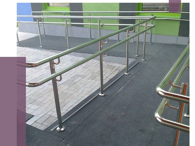 Ограждения пандусов в Луховицах от 4397 руб. монтаж | ПРОЛЁТ-Лхв