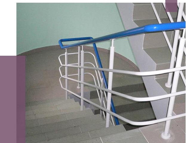 Перила в подъезде в Луховицах — установка и замена от 7500 руб. | ПРОЛЁТ-Лхв