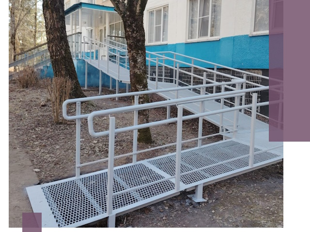 Пандусы под ключ в Луховицах: изготовление, монтаж и демонтаж