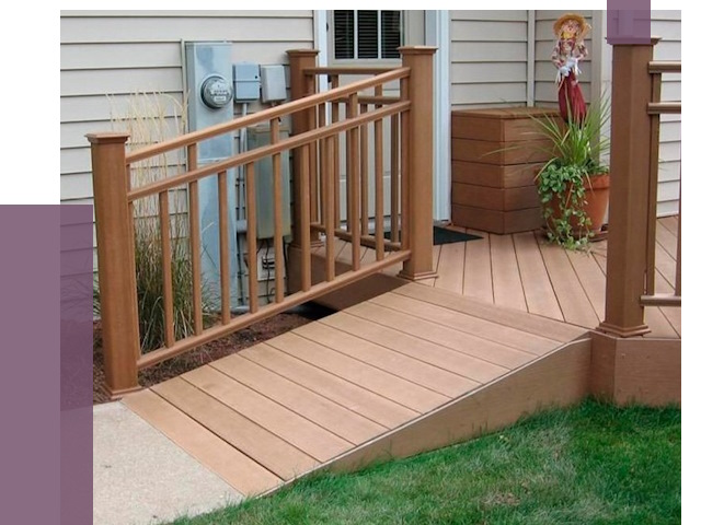 Пандус на крыльцо в Луховицах под ключ от 7862 руб. 