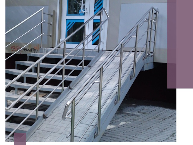 Пандус на крыльцо под ключ в Луховицах: монтаж и изготовление