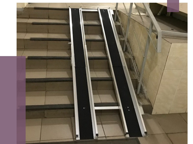 Установка пандуса в подъезд в Луховицах от 8069 руб. под ключ | ПРОЛЁТ-Лхв