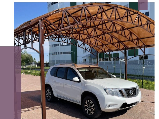 Недорогие навесы в Луховицах от 43449 руб.  | ПРОЛЁТ-Лхв