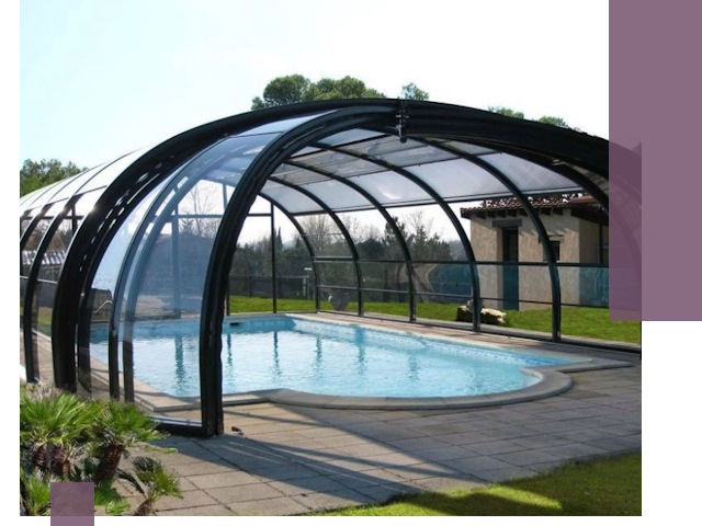 Навесы для бассейна в Луховицах: изготовление и монтаж под ключ