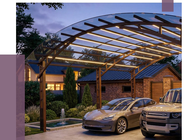 Металлические навесы в Луховицах от 12828 руб. под ключ — ПРОЛЁТ-Лхв