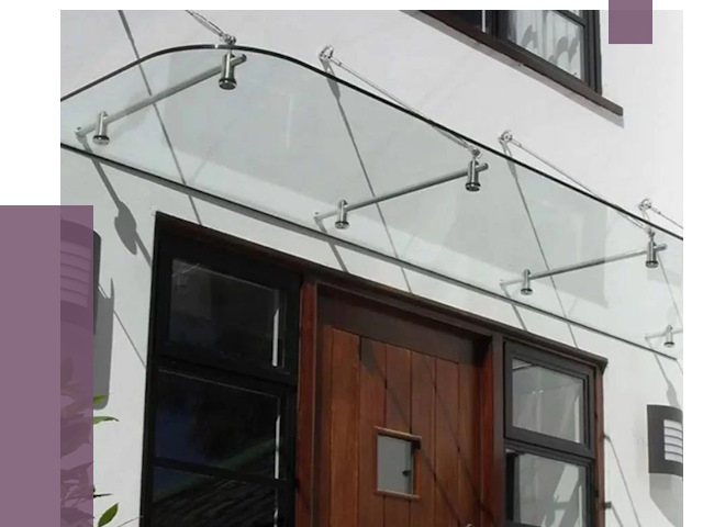 Стеклянные козырьки в Луховицах от 19138 руб. | ПРОЛЁТ-Лхв