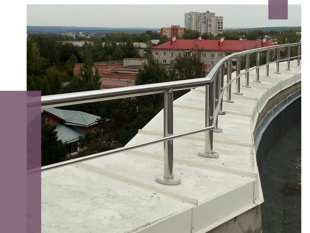 Парапеты и ограждения кровли в Луховицах от 5017 руб. 