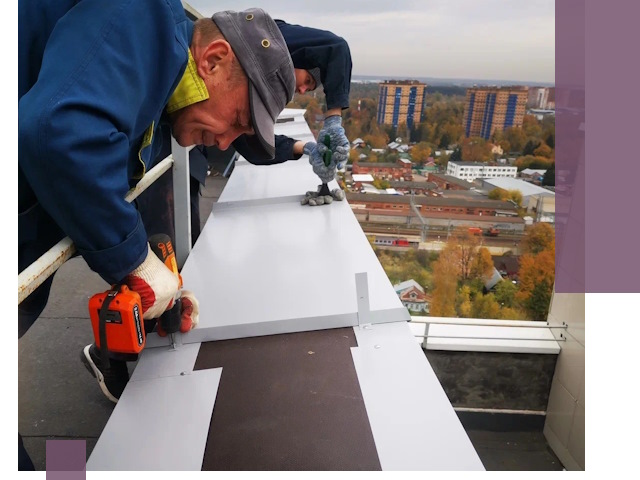 Монтаж парапетов в Луховицах — установка прочных металлических ограждений