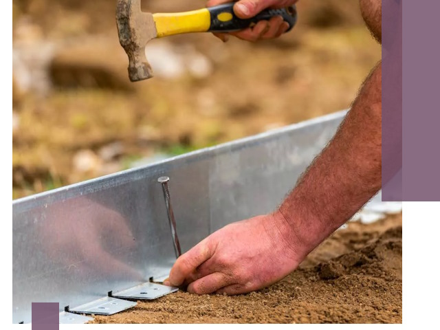 Монтаж металлических бордюров в Луховицах быстро и качественно