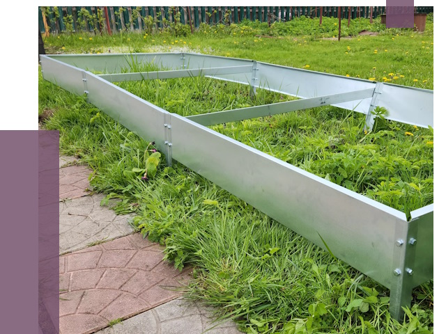 Металлические бордюры для грядок в Луховицах от 1810 руб. 