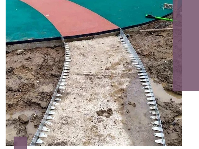 Металлические бордюры для дорожек в Луховицах — монтаж и изготовление