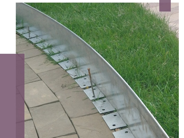 Металлические бордюры для тротуаров в Луховицах от 8793 руб.