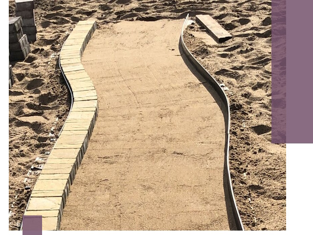 Металлические бордюры для тротуаров в Луховицах — прочные и долговечные