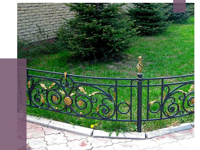 Кованые газонные ограждения в Луховицах от 7707 руб. — ПРОЛЁТ-Лхв