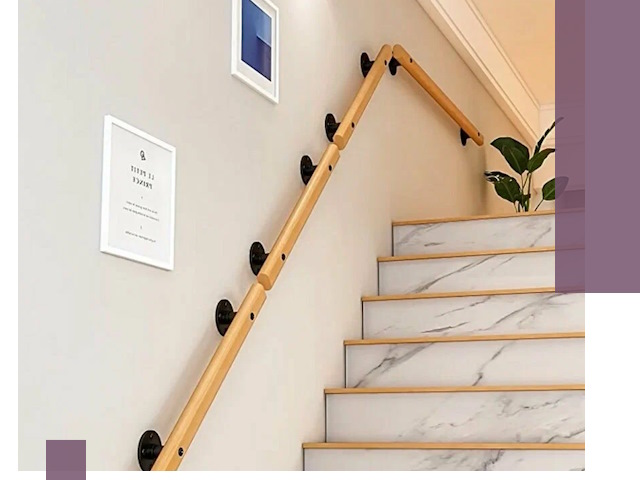 Поручни металлические и деревянные под ключ в Луховицах