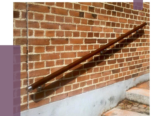 Изготовление пристенных поручней в Луховицах от 4500 руб. — ПРОЛЁТ-Лхв