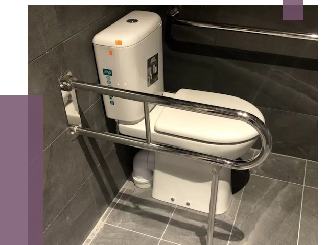 Поручни для санузлов в Луховицах от 4345 руб. | ПРОЛЁТ-Лхв